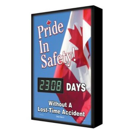 Accuform BACKLIT DIGIDAY 3 ELECTRONIC SCF308 SCF308